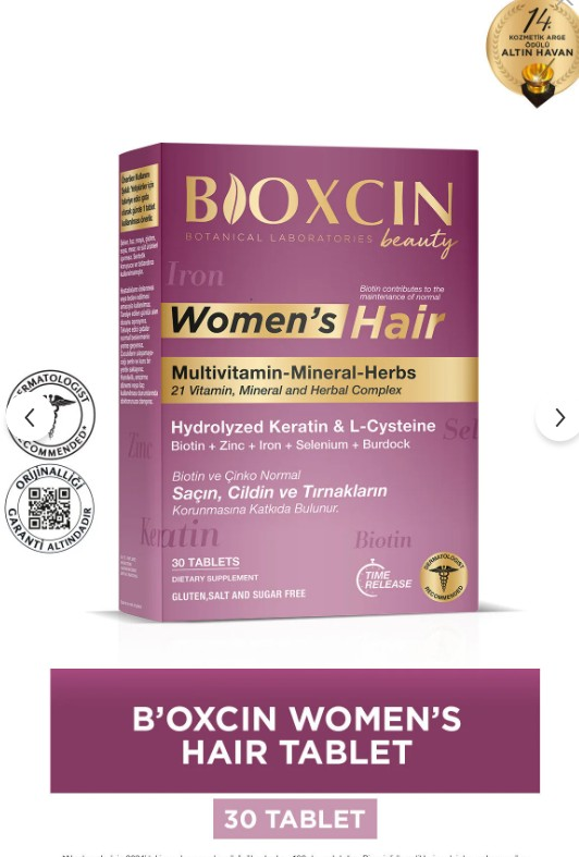 Bioxcin Womens Hair Multivitamin 30 Tablet