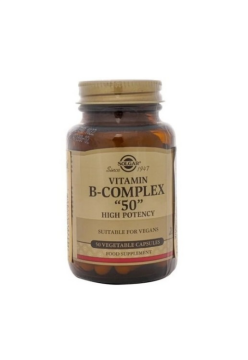 Solgar Vitamin B-Complex 50 - 50 Bitkisel Kapsül