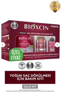 Bioxcin Forte Yoğun Saç Dökülmesi İçin Bakım Kiti