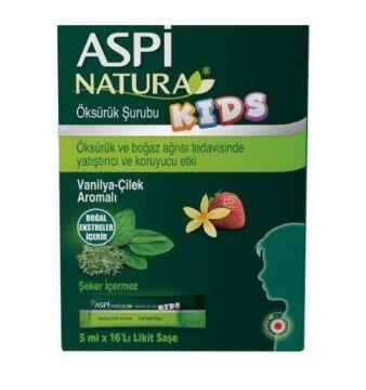 Aspi NATURA® KIDS Öksürük Şurubu 16’Lı Likit Saşe
