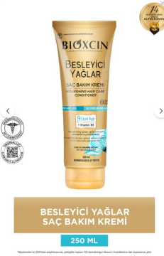 Bioxcin Besleyici Yağlar Saç Bakım Kremi 250 ml - Sülfatsız. Kuru Ve Yıpranmış Saçlar Saç Dökülme Karşıtı