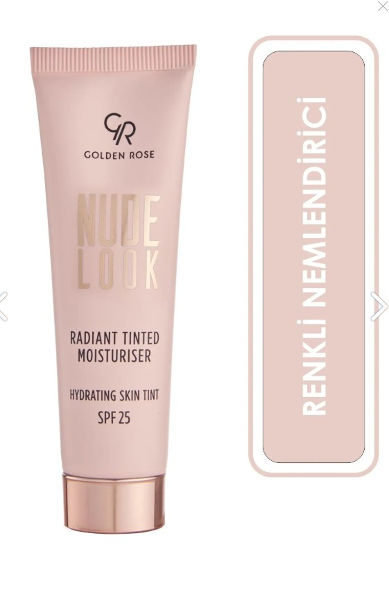 Golden Rose Nude Look Radiant Tinted Moisturiser No: 02 Medium Tint - Renkli Nemlendirici Spf 25
