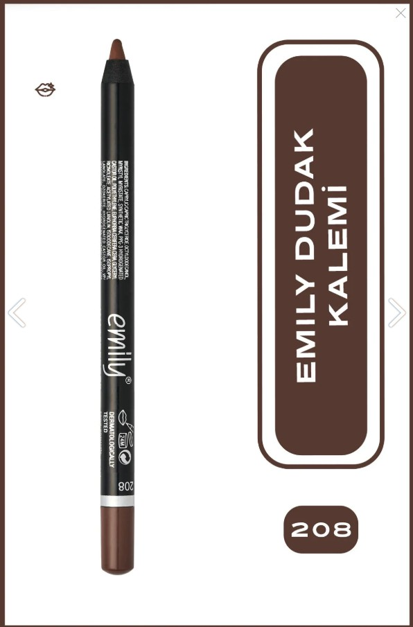 Golden Rose Emily Long Lasting Lip Pencil No: 208 - Dudak Kalemi 