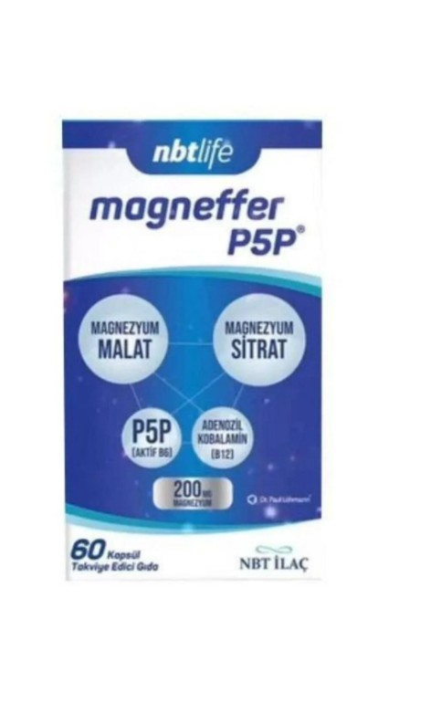 Nbt Life Magneffer P5P Takviye Edici Gıda 60 Kapsül