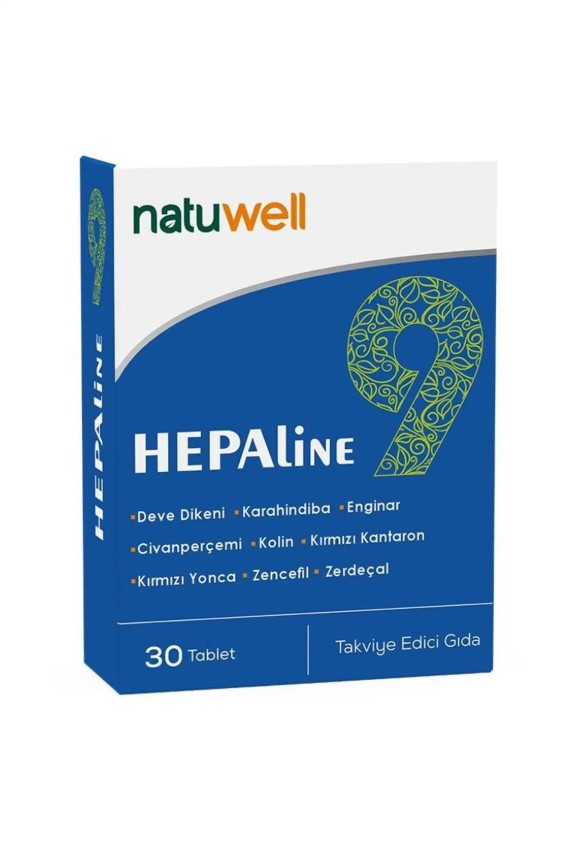 Natuwell Hepaline 9 Takviye Edici Gıda 30 Tablet