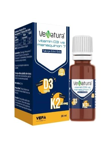 Venatura Vitamin D31000 Iu ve Vitamin K2