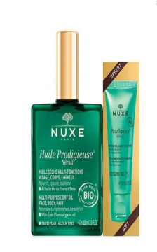 Nuxe Huile Prodigieuse Neroli Çok Amaçlı Kuru Yağ 100 ml + Nuxe Prodigieux Neroli Duş Jeli 30 ml