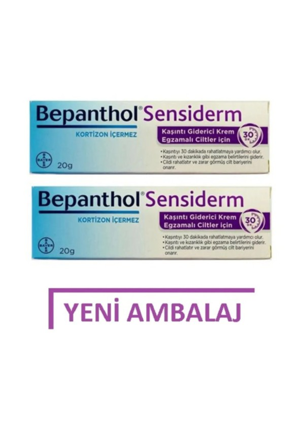 Bepanthol Sensiderm Kaşıntı Giderici Krem 20gr 2 Adet
