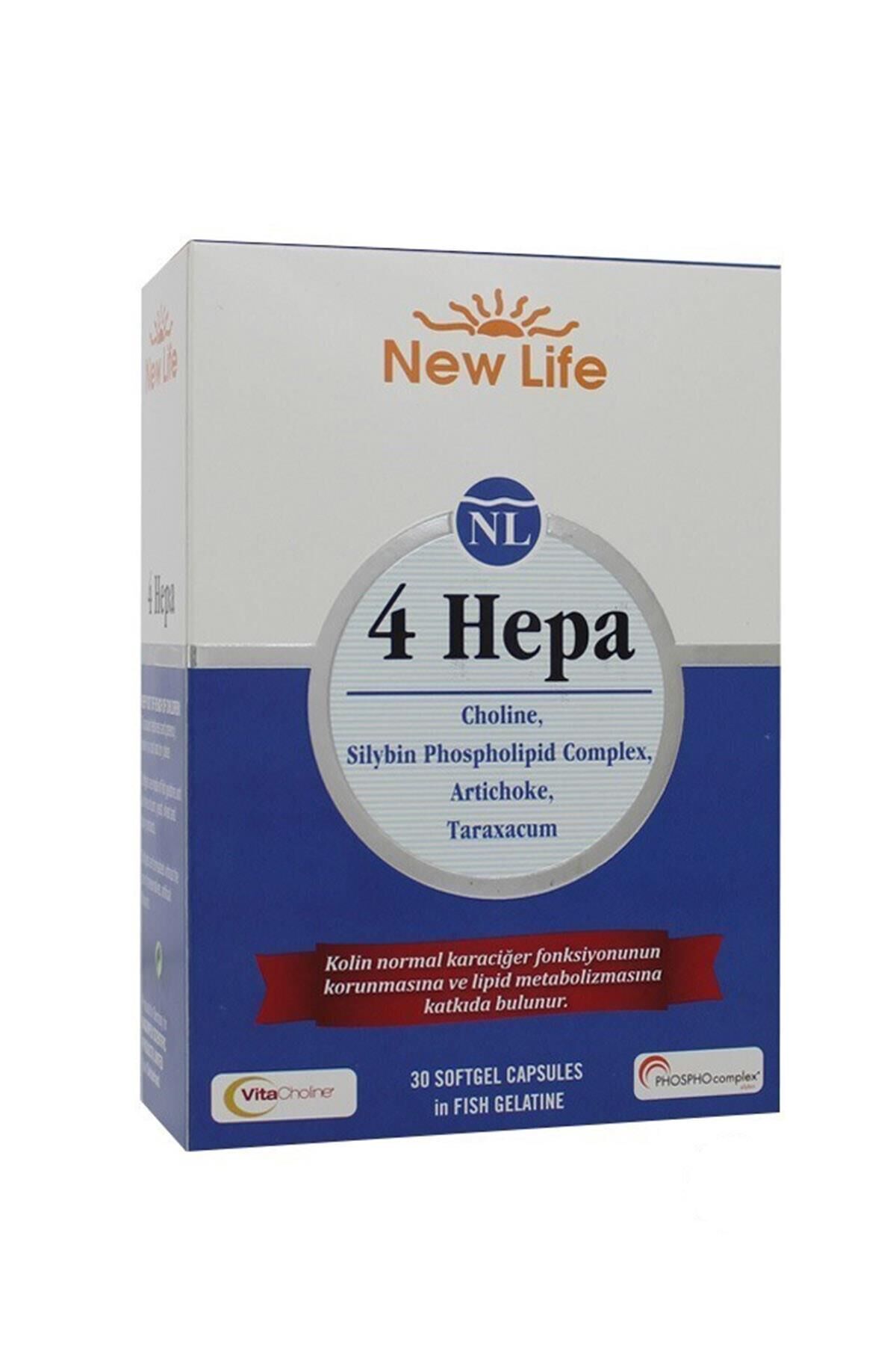 NewLife 4 Hepa 30 Kapsül-Takviye Edici Gıda