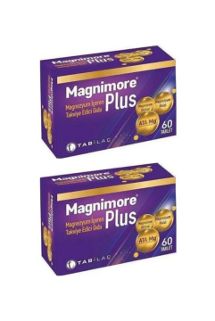 Magnimore Plus 60 Tablet 2'li Set