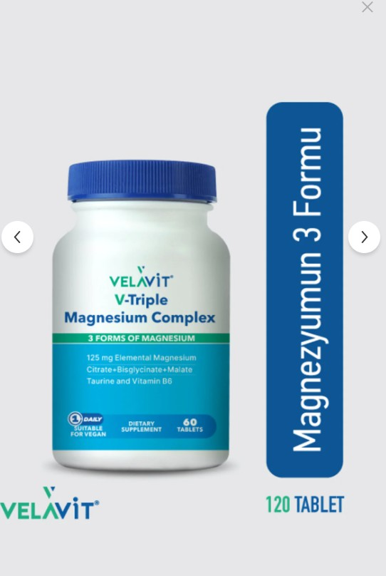 Velavit V-Triple Magnesium Complex 60 Tablet