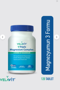 Velavit V-Triple Magnesium Complex 60 Tablet