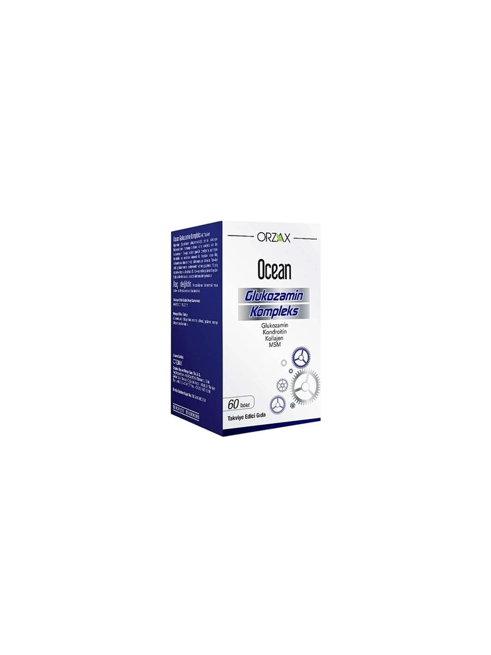 Orzax Ocean Glukozamin Komplex Takviye Edici Gıda 60 Tablet