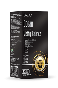 Orzax Ocean Methyl Balance Takviye Edici Gıda 60 Kapsül