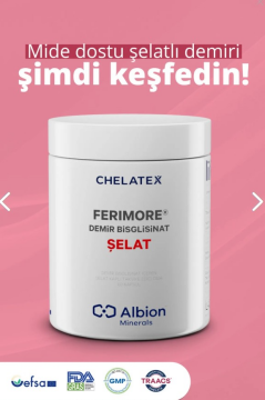 Chelatex Ferımore Demir Bisglisinat 60 Kapsül