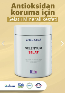 Chelatex Selenyum Şelat 60 Tablet