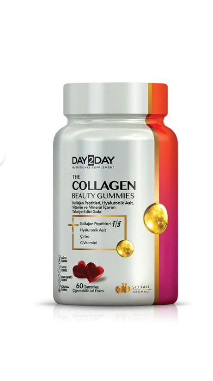 Day2Day The Collagen Beauty Gummies 60 Gummies Çiğnenebilir Tablet