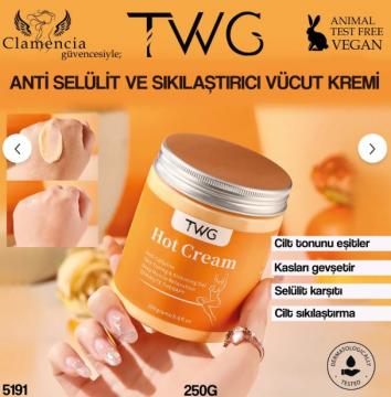 Clamencia TWG Anti-Selülit Zayıflama Kremi 250gr