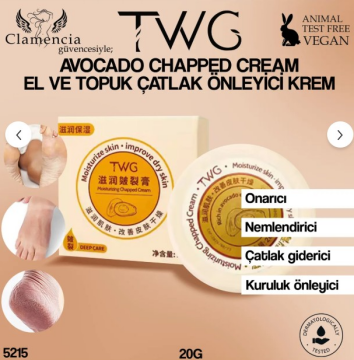 Clamencia TWG Nemlendirici Çatlama Karşıtı Krem 20gr