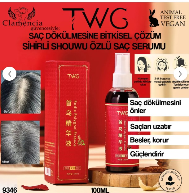 Clamencia TWG Radix Saç Güçlendirme ve Uzatma Serumu 100ml