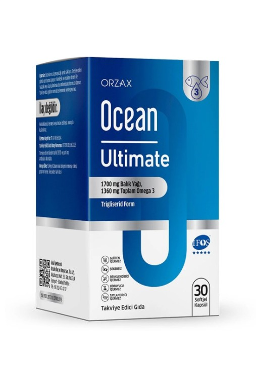 Ocean Ultimate Omega 3 30 Soft Jel