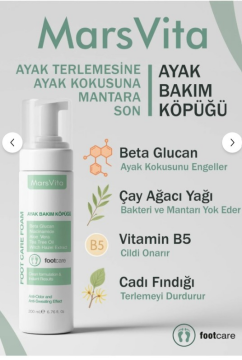 MARSVİTA Ayak Bakım Köpüğü 200 ml