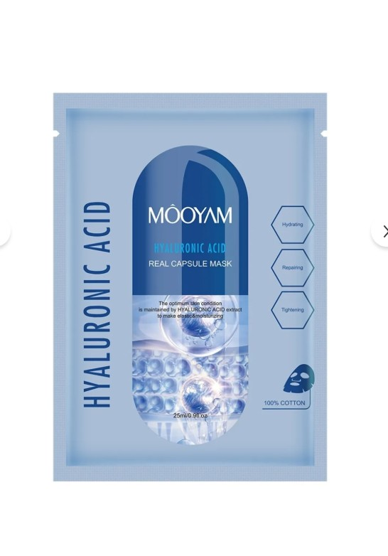 MOOYAM Capsule Mask Hyaluronic Acit Kağıt Yüz Maskesi