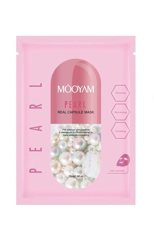 MOOYAM Capsule Mask Pearl Kağıt Yüz Maskesi
