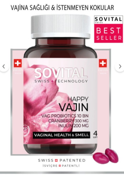 Sovital Happy Vajin 60 Kapsül