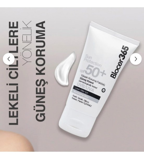 Bioliq Blocer365 Lekeli Cilt Güneş Kremi SPF50+ 50 ml