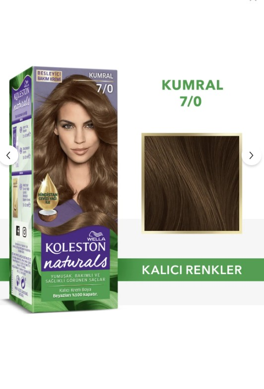 Koleston Naturals Saç Boyası 7/0 Kumral