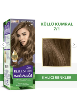 Koleston Naturals Saç Boyası 7/1 Küllü Kumral