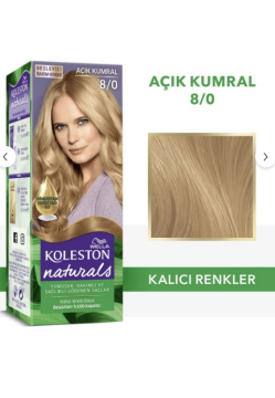 Koleston Naturals Saç Boyası 8/0 Açık Kumral