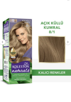 Koleston Naturals Saç Boyası 8/1 Açık Küllü Kumral