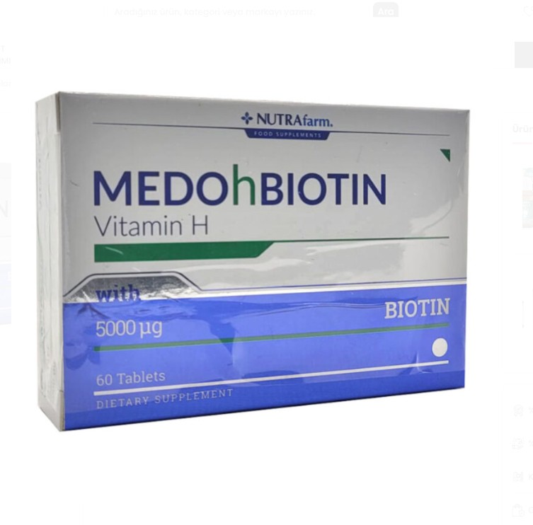 Dermoskin Medohbiotin Tablet 5 Mg 60 Tablet