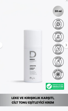 Dermoskin Be Bright Arbutin Kompleks Krem 33 ml