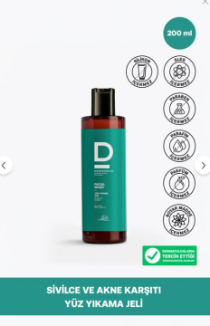 Dermoskin Acgun Yüz Yıkama Jeli 200 ml