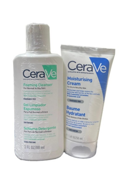 CeraVe Set - Köpüren Cleanser 88 ml + Moisturising Cream Kuru ve Çok Kuru Ciltler İçin 50 ml