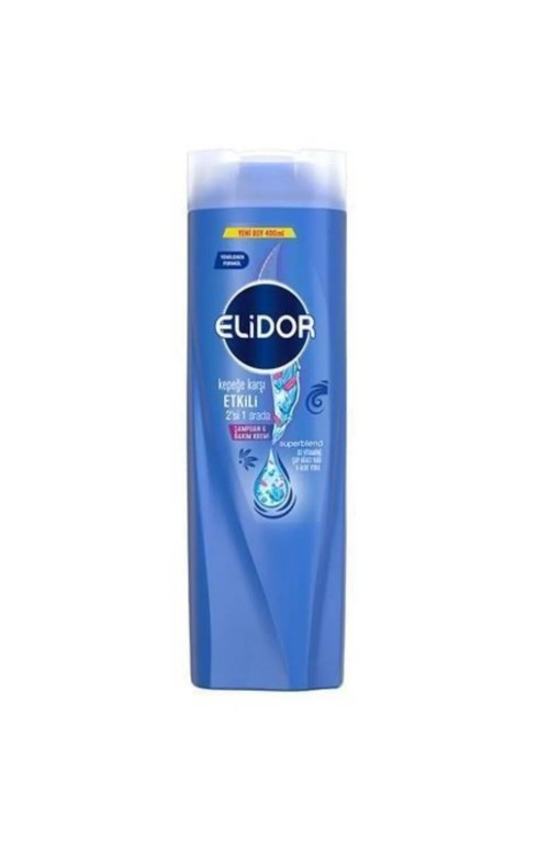 Elidor Saç Bakım Şampuanı Kepeğe Karşı Etkili 2 in 1 400 ml