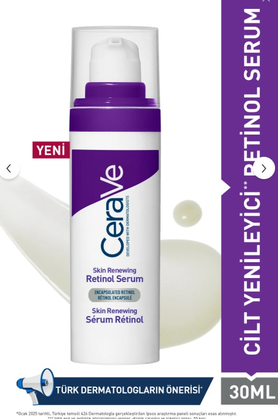 CeraVe Skin Renewing Cilt Yenileyici Retinol Serum 30 ml