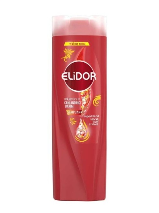 Elidor Saç Bakım Şampuanı Renk Koruyucu ve Canlandırıcı Bakım 400 ml