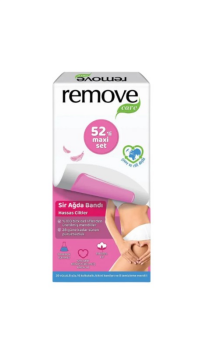 Remove Hassas Ciltler Sir Ağda Bandı 52'li Maxi Set Hassas Ciltler