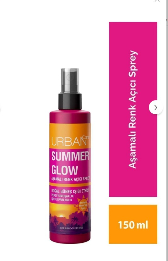 Urban Care Renk Açıcı Sprey 150 ml