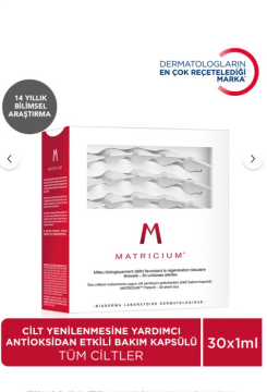 Bioderma Matricium Cilt Bakım Kapsülü 30 x 1 ml