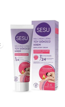 Sesu Hassas Ciltler için Tüy Dökücü Krem 40 ml