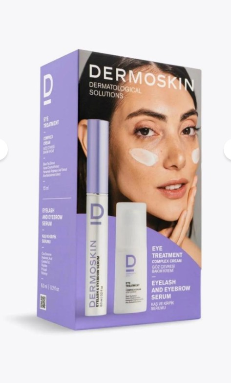 Dermoskin Kaş ve Kirpik Serumu + Göz Çevresi Bakım Kremi