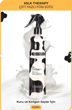 Morfose Çift Fazlı Fön Suyu Milk Therapy 400 Ml