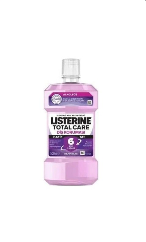 Listerine Total Care Zero Hafif Nane Ağız Bakım Ürünü 500 ml