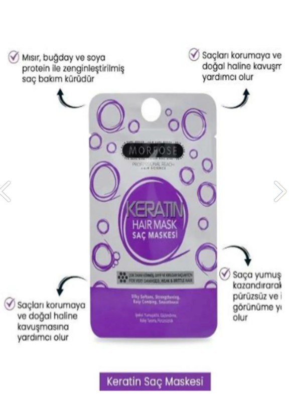 Morfose Keratin Saç Maskesi 25 Ml