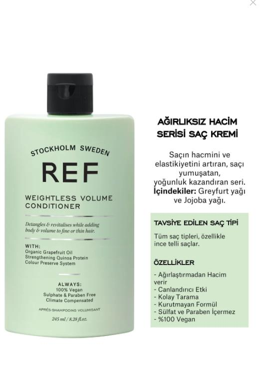 Ref Weıghtless Volume Cond. 245 Ml